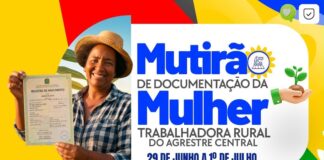 MDA Pernambuco promove Mutirão de Documentação para Mulheres Trabalhadoras Rurais do Agreste Central