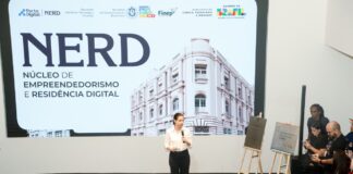 No Recife, governadora Raquel Lyra inaugura núcleo que vai impulsionar negócios de tecnologia e capacitar empreendedores