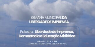 Vereador Silvio Nascimento promove palestra sobre liberdade de imprensa e educação midiática