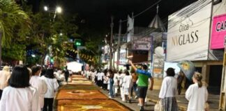 Tapetes de Corpus Christi unem fé, arte e comunhão na Diocese de Caruaru