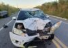 Motociclista morre após colisão frontal com carro na BR-104, em Agrestina