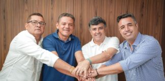 Presidente da Câmara de Caruaru, Bruno Lambreta, e vereadores Galego de Lajes e Carlinhos da Ceaca declaram apoio a Eduardo da Fonte ao Senado