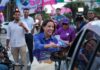 Raquel realiza panfletaço no Recife e destaca investimentos na saúde