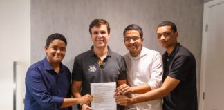 Miguel Coelho recebe jovens do Movimento dos Intervalos Bíblicos ligado à Aviva ADVEC