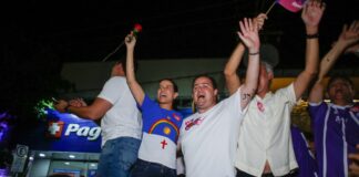 Anderson Luiz destaca força do time de Raquel na Caminhada 55