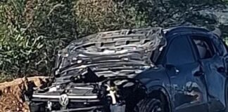 Motorista capota carro e é detido com maconha em São Caetano