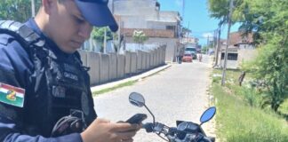 Motocicleta furtada é localizada pela Guarda Municipal de Caruaru com auxílio de rastreador