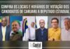 ELEIÇÕES 2026 — Caruaru tem vários candidatos à Alepe; confira onde eles votam